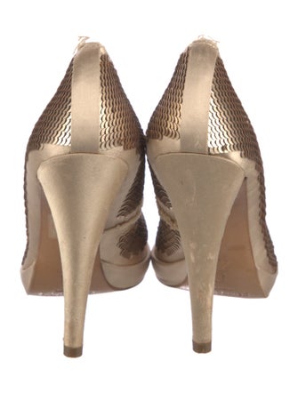 Pedro Garcia Sequins Slingback Pumps