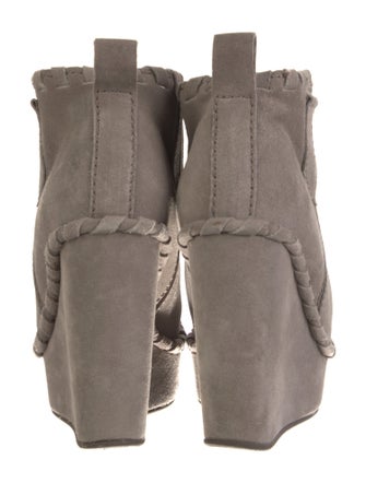 Pedro Garcia Suede Whipstitch Trim Boots