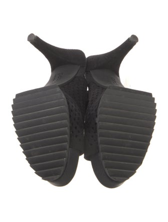 Pedro Garcia Suede Lasercut Accents Slingback Sandals