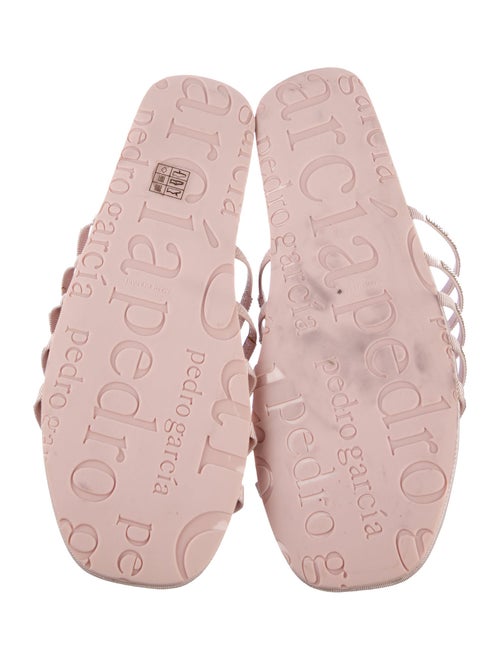 Pedro Garcia Nylon Crystal Embellishments Slides