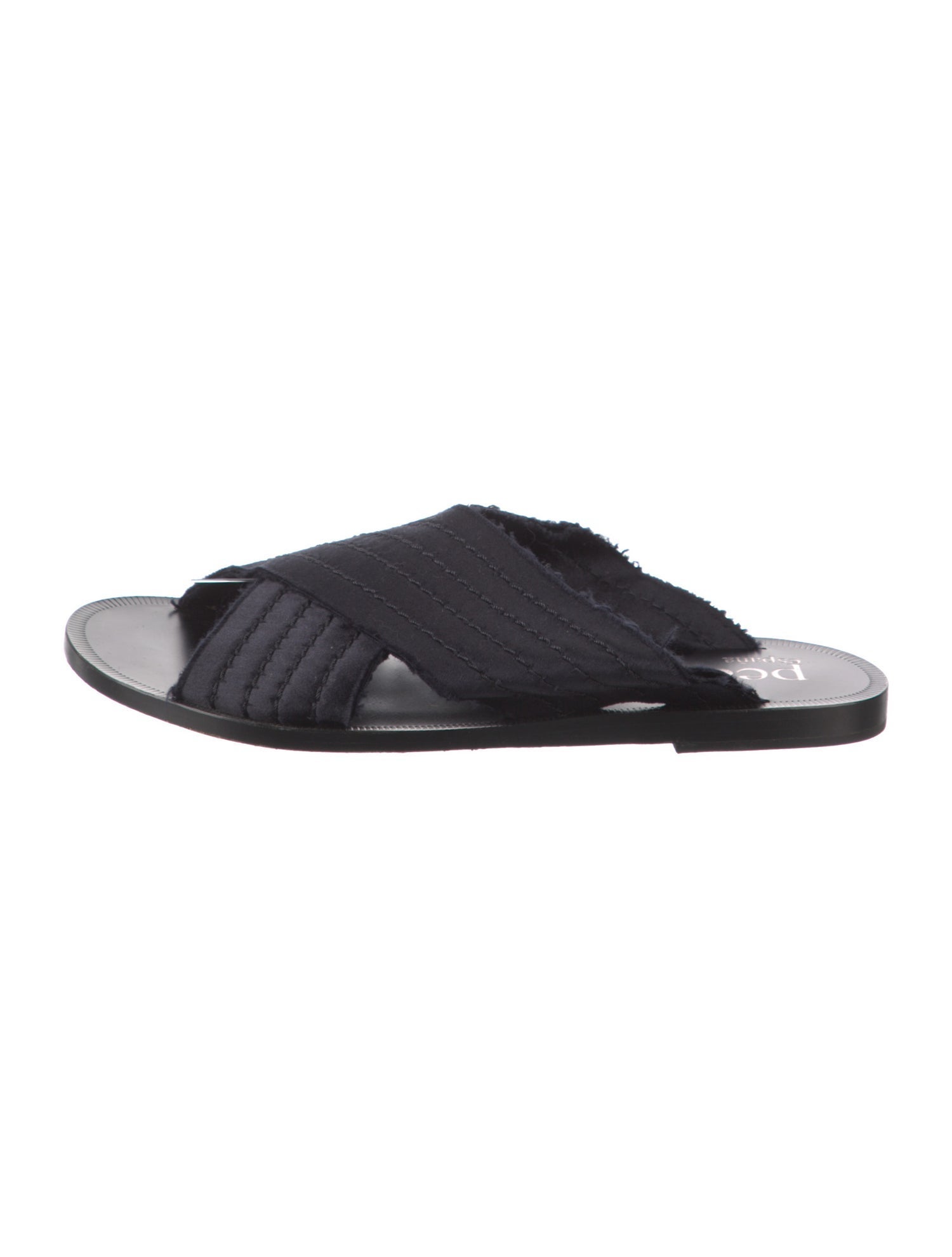 Pedro Garcia Satin Raw-Edge Trim Slides