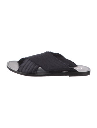 Pedro Garcia Satin Raw-Edge Trim Slides