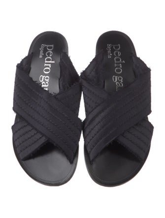 Pedro Garcia Satin Raw-Edge Trim Slides