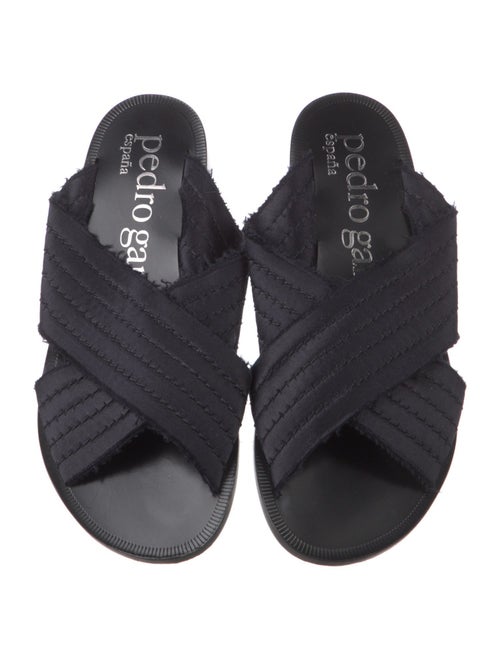 Pedro Garcia Satin Raw-Edge Trim Slides