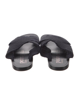 Pedro Garcia Satin Raw-Edge Trim Slides