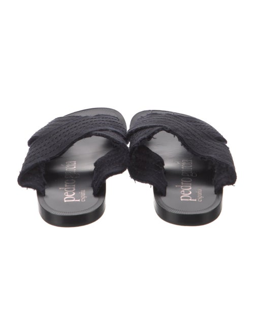 Pedro Garcia Satin Raw-Edge Trim Slides