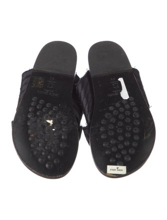 Pedro Garcia Satin Raw-Edge Trim Slides