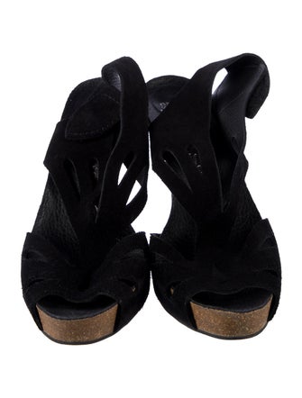 Pedro Garcia Suede Slingback Sandals