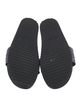 Pedro Garcia Leather Printed Slides