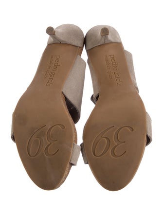 Pedro Garcia Suede Slingback Sandals