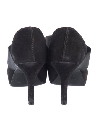 Pedro Garcia Suede Printed Pumps