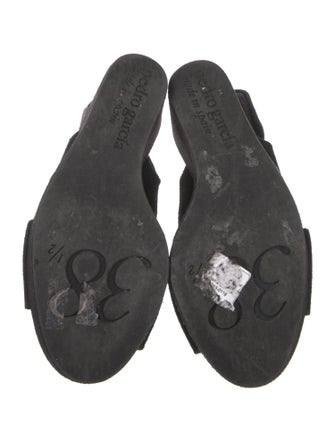 Pedro Garcia Suede Slingback Sandals