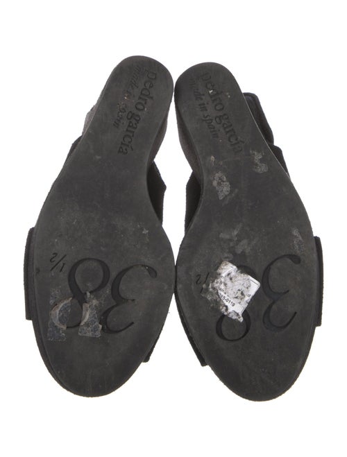 Pedro Garcia Suede Slingback Sandals