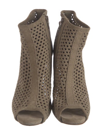 Pedro Garcia Suede Lasercut Accents Boots