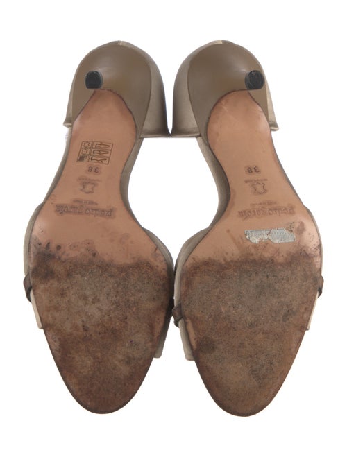 Pedro Garcia Satin Crystal Embellishments Sandals