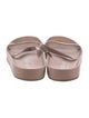 Pedro Garcia Leather Crystal Embellishments Slides