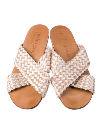 Pedro Garcia Satin Slides