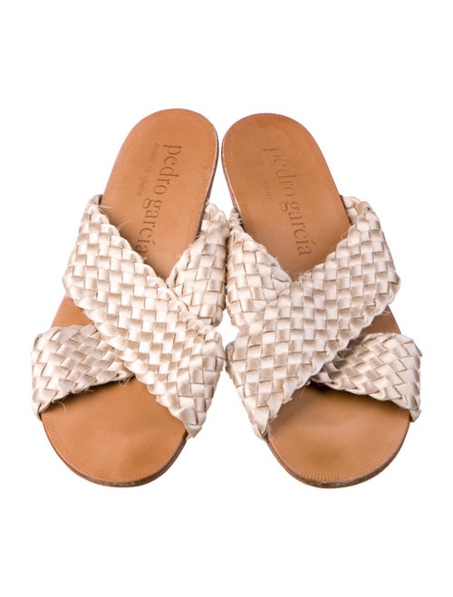 Pedro Garcia Satin Slides