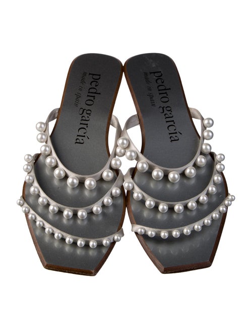 Pedro Garcia Satin Slides