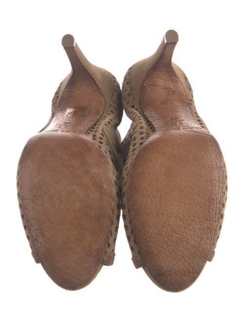 Pedro Garcia Suede Lasercut Accents Boots