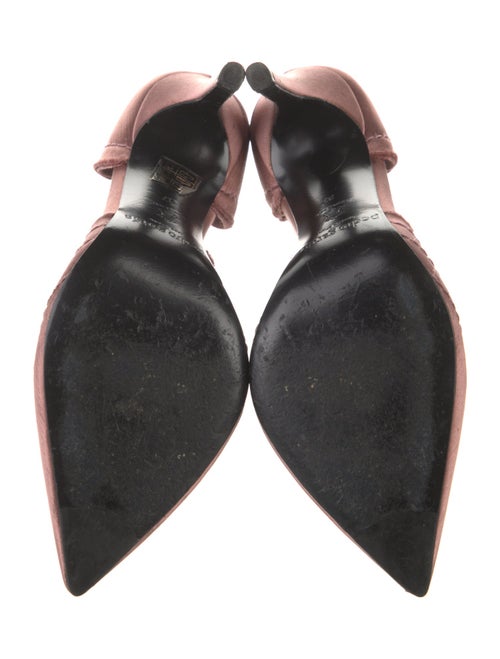 Pedro Garcia Satin Crystal Embellishments D'Orsay Pumps
