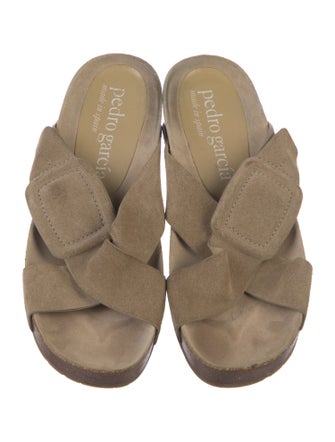 Pedro Garcia Suede Slides