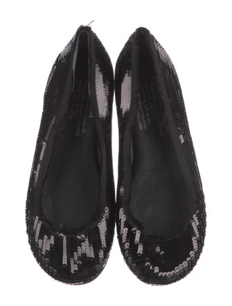 Pedro Garcia Sequins Distressed Accents Flats