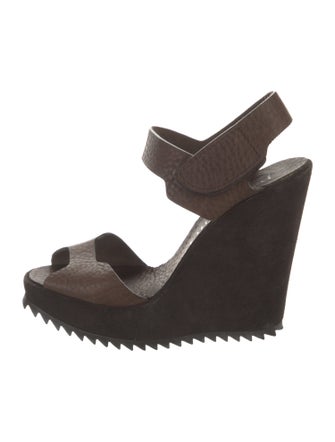 Pedro Garcia Suede Slingback Sandals