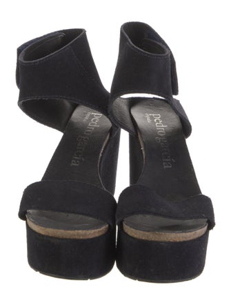 Pedro Garcia Suede Slingback Sandals