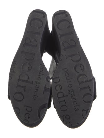 Pedro Garcia Suede Slingback Sandals