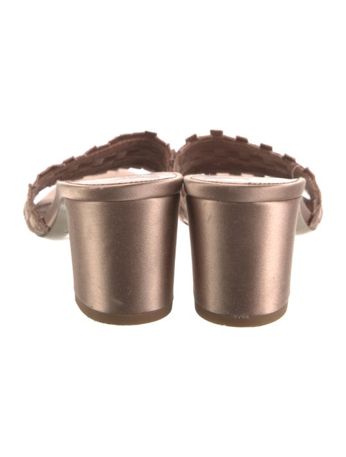 Pedro Garcia Satin Patterned Slides