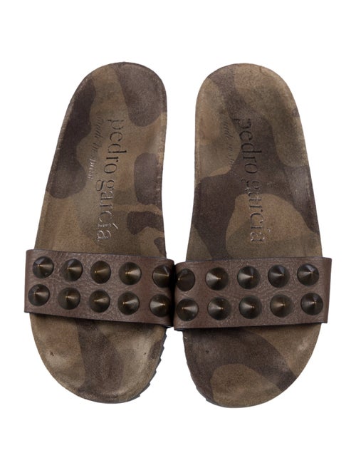 Pedro Garcia Suede Slides