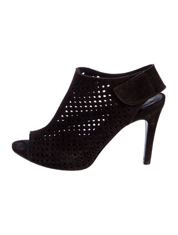 Pedro Garcia Pumps Suede Lasercut Accents Slingback IT 37 | 7