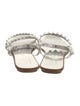 Pedro Garcia Satin Beaded Accents Slides