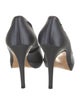 Pedro Garcia Satin Raw-Edge Trim Pumps