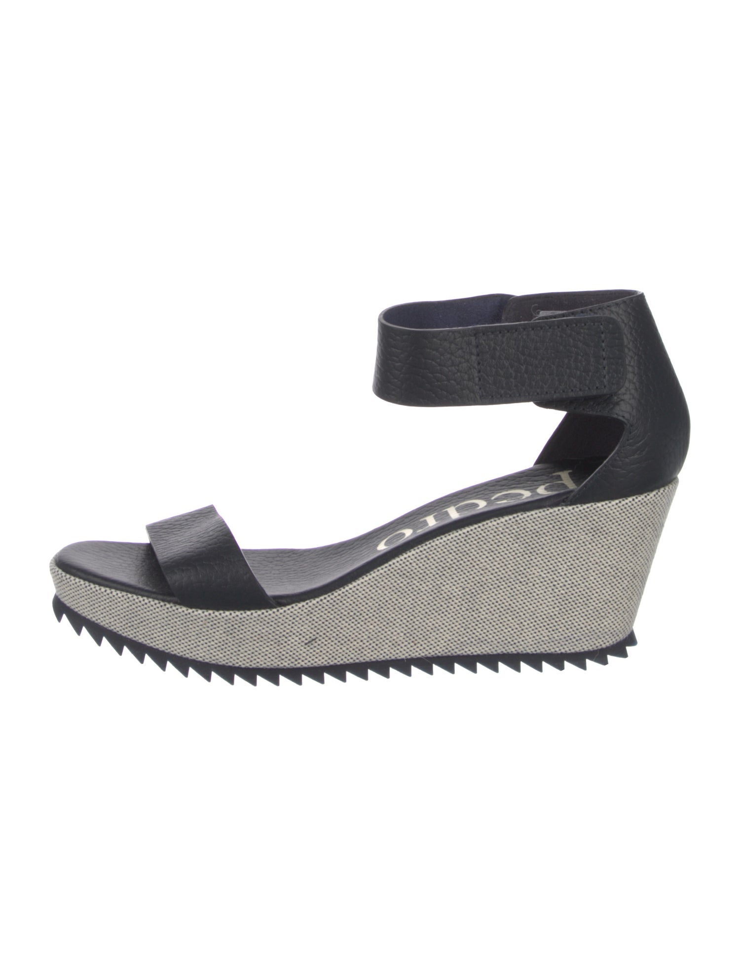 Pedro Garcia Leather Colorblock Pattern Sandals