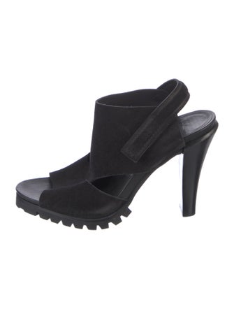 Pedro Garcia Suede Slingback Sandals