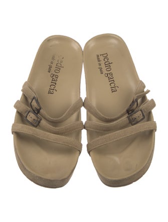 Pedro Garcia Suede Slides