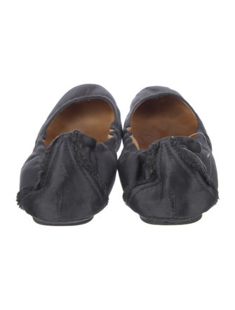 Pedro Garcia Satin Ballet Flats