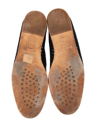 Pedro Garcia Suede Lasercut Accents Flats