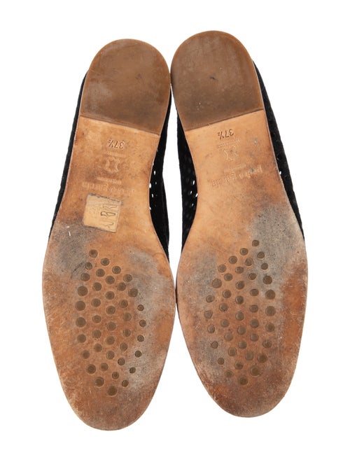 Pedro Garcia Suede Lasercut Accents Flats