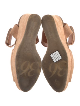 Pedro Garcia Suede Slingback Sandals