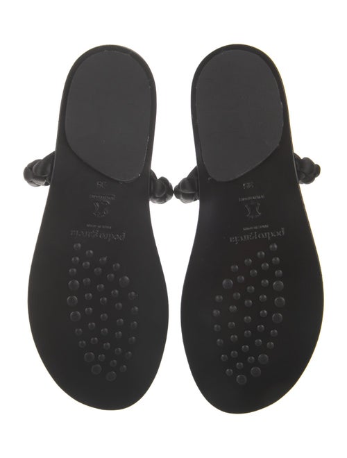 Pedro Garcia Leather Crystal Embellishments Slides