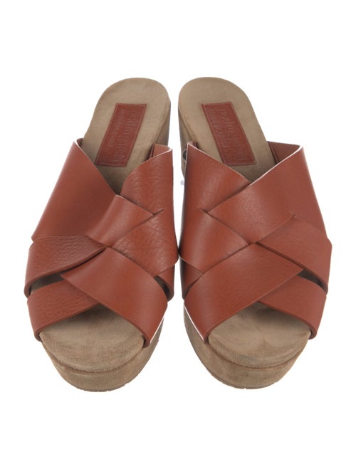 Pedro Garcia Leather Studded Accents Slides