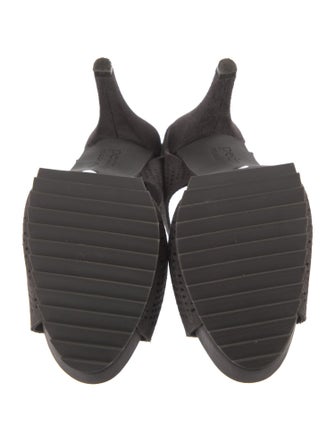 Pedro Garcia Suede Lasercut Accents Slingback Sandals