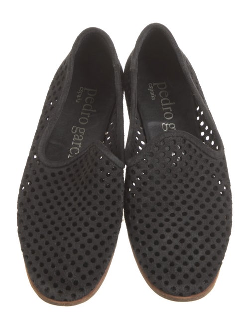 Pedro Garcia Suede Lasercut Accents Flats