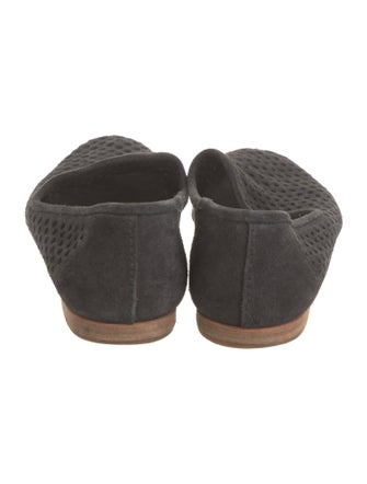 Pedro Garcia Suede Lasercut Accents Flats