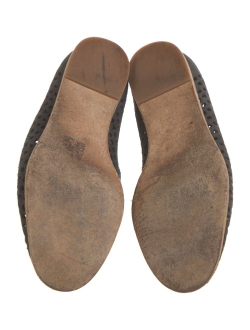 Pedro Garcia Suede Lasercut Accents Flats