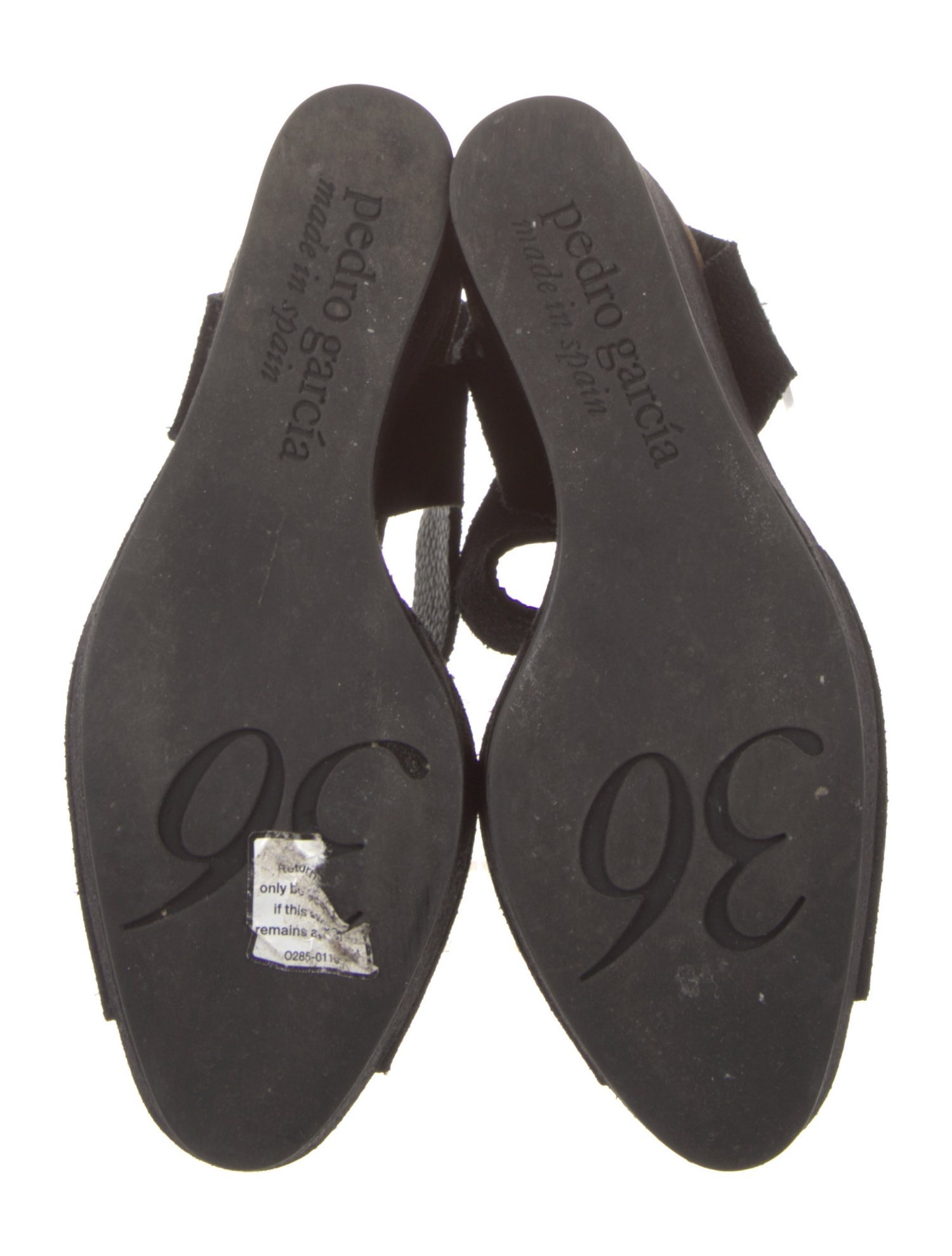 Pedro Garcia Suede Slingback Sandals