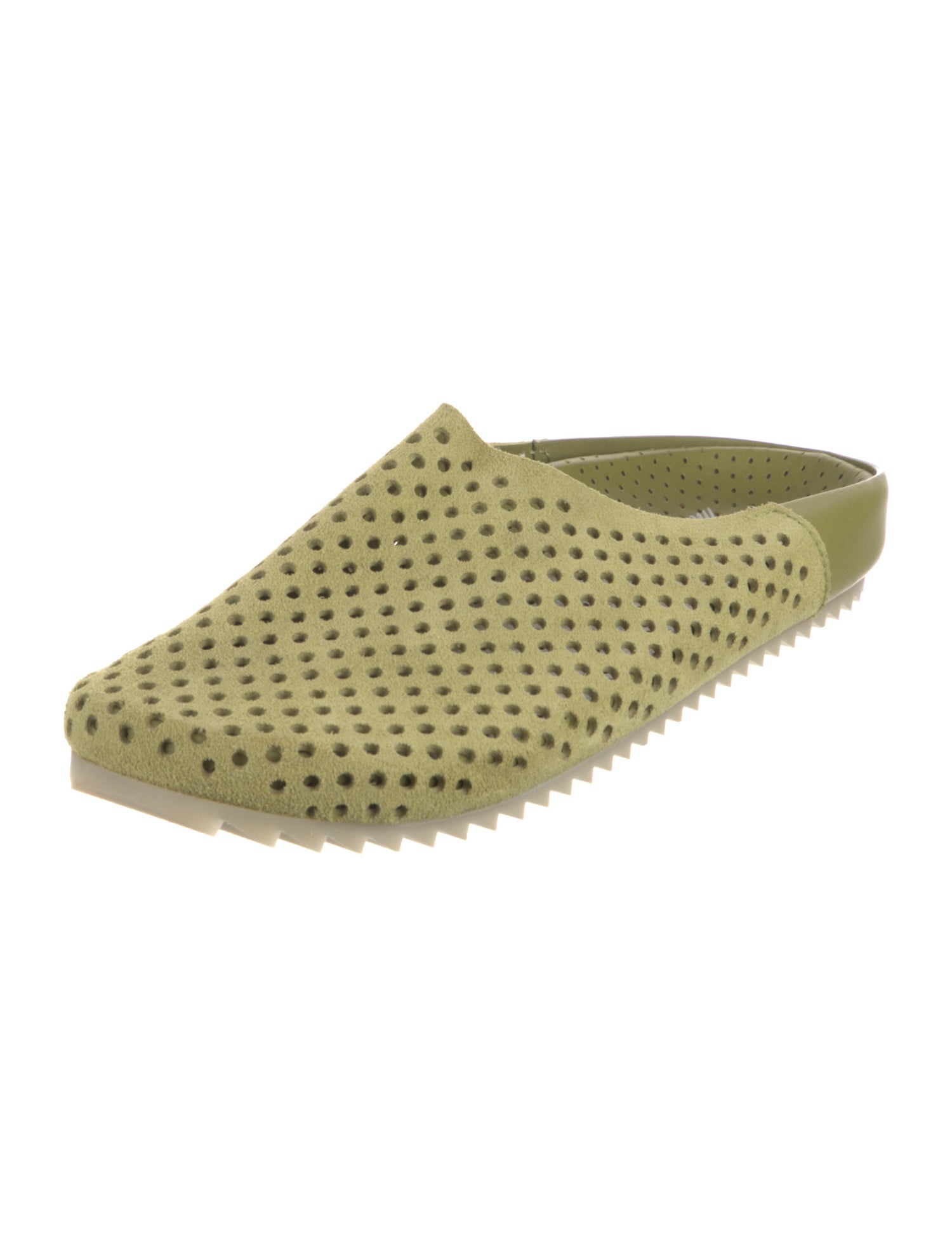 Pedro Garcia Suede Lasercut Accents Mules